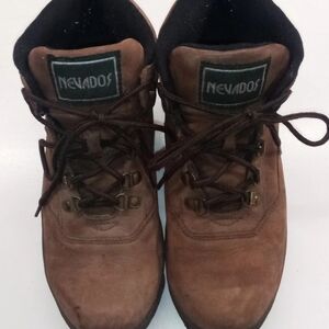 Nevados Men's Brown Lace-Up Leather Hiking Boots